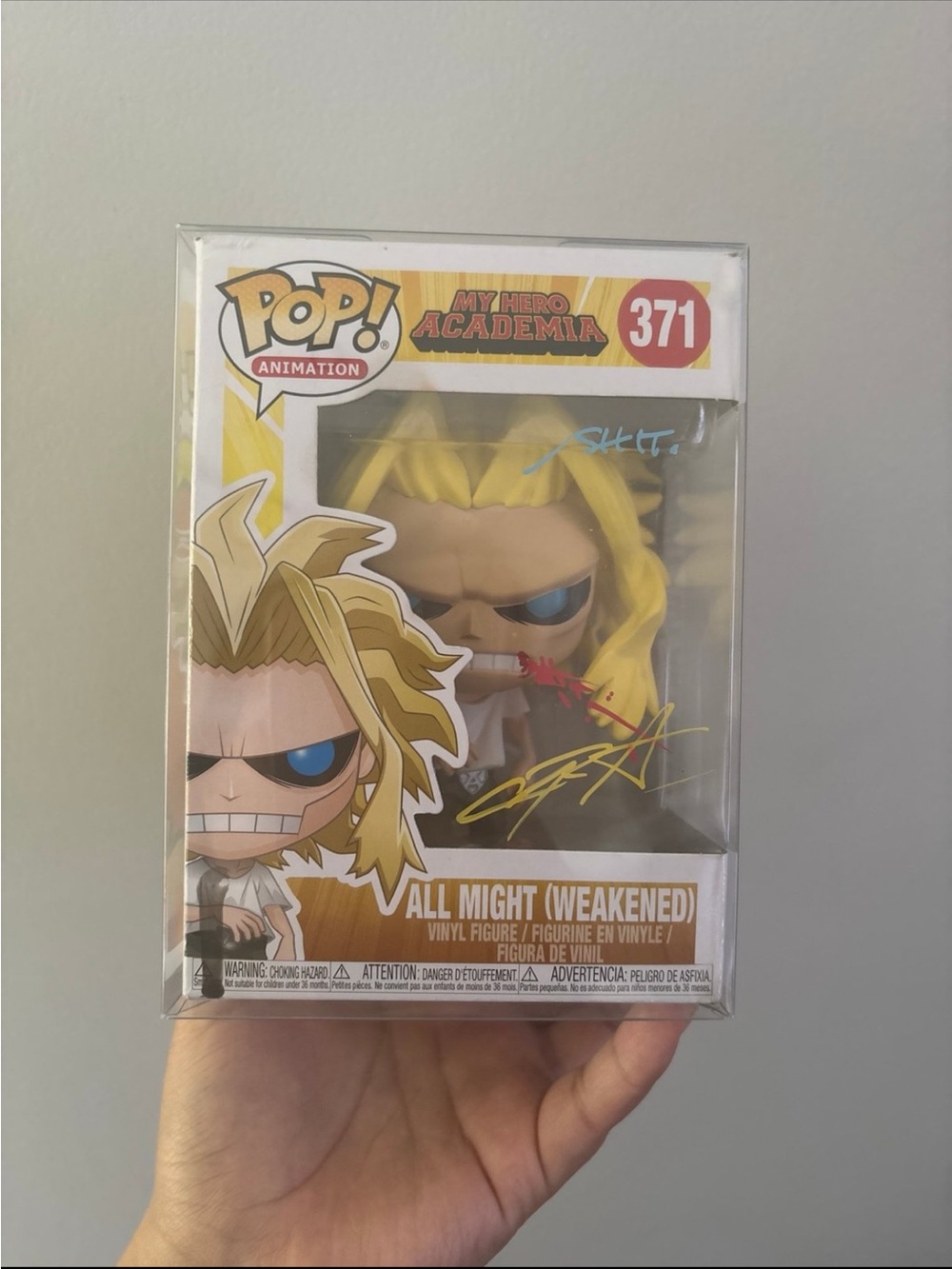 Funko Pop! My Hero Academia All Might (Weakened) - Yellow, Blue, White